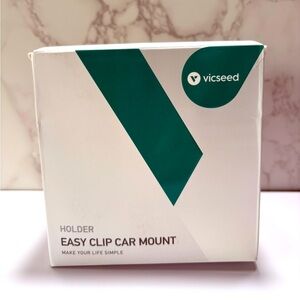 VICSEED Easy Clip Car Phone Car Mount-NIB-Has Unused Warranty Card-Black